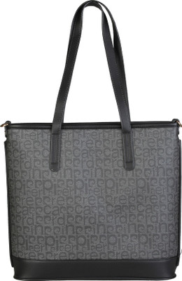 Pierre Cardin Shoulder Bag(Black, Grey)