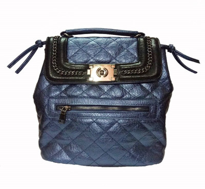 La Fleur Messenger Bag(Blue)