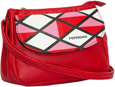 Peperone Women Casual Red PU Sling Bag
Peperone Women Casual Red PU Sling Bag