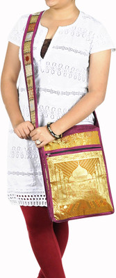 Lal Haveli Sling Bag(Pink)