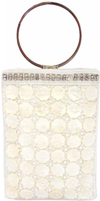 Himalaya Handicraft Pouch Potli(White)