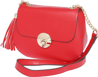 Fur Jaden Sling Bag(Red)