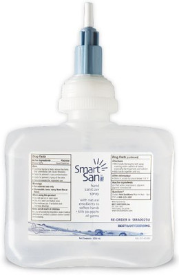 Best Sanitizers Inc best sanitizers sma0025u smart-san es hand sanitizer spray, 1250ml (case of 6)(1250 ml, Pump Dispenser)
Best Sanitizers Inc best sanitizers sma0025u smart-san es hand sanitizer spray, 1250ml (case of 6)(1250 ml, Pump Dispenser)