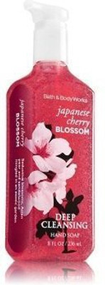 Bath & Body Works japanese cherry blossom deep cleansing hand soap(240 ml, Pump Dispenser)
Bath & Body Works japanese cherry blossom deep cleansing hand soap(240 ml, Pump Dispenser)