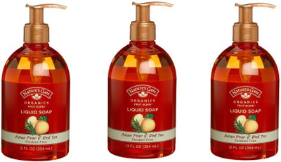 Nature's Organics Fruit Blend Liquid Soap Asian Pear And Red Tea (Pack of 3)(1062 ml, Bottle, Pack of 3)
Nature's Organics Fruit Blend Liquid Soap Asian Pear And Red Tea (Pack of 3)(1062 ml, Bottle, Pack of 3)