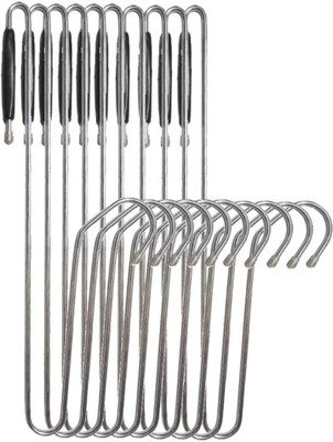 Thinks India Steel Pack of 10 Cloth Hangers