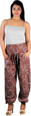 Ankita Printed Polyester Women Harem Pants, Multicolor