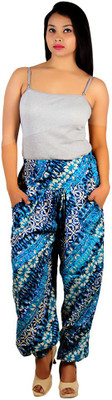 Ankita Printed Rayon Women Harem Pants, Multicolor
