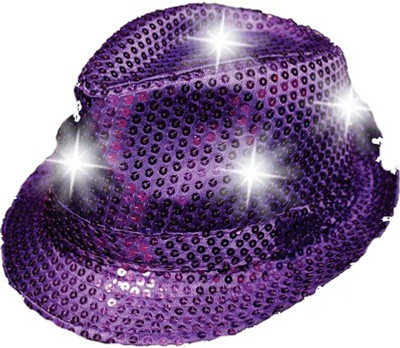 Funcart Round Hat(Purple, Pack of 1)