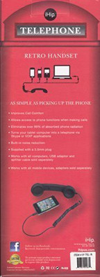 Ihip Telephone Retro Headset Compatible With Ipod Iphone And Ipad Headphone(Black)
Ihip Telephone Retro Headset Compatible With Ipod Iphone And Ipad Headphone(Black)