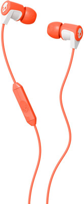 Skullcandy S2RFGY-436 Headphone(Coral, In the Ear)