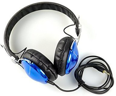 Pioneer Se-Mj151 Fully-Enclosed Dynamic Headphones - Blue Color Headphone(Light Blue)
