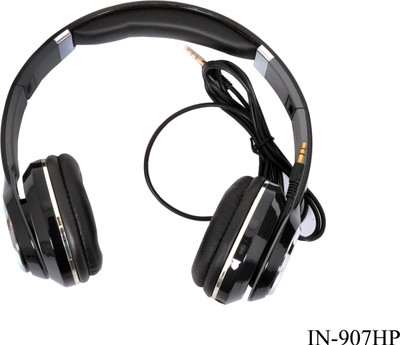 A Connect Z 907-HDPHN-black805 Headphone(Black, Over the Ear)
