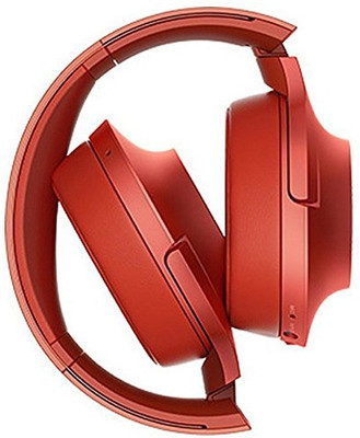 A Connect Z On-hear-416 Headphone(Red, Over the Ear)
