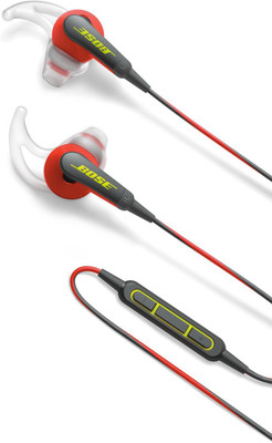 Bose SoundSport Ie MFI Headset with Mic(Red, In the Ear)