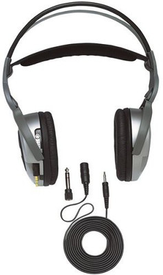 Jensen Retractable Open-Earpad Headphones Headphone(Black)