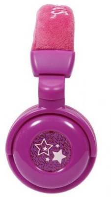 Sakar Nickeloden Victorious Plush Dj Headphones - (35163) Headphone(Purple)