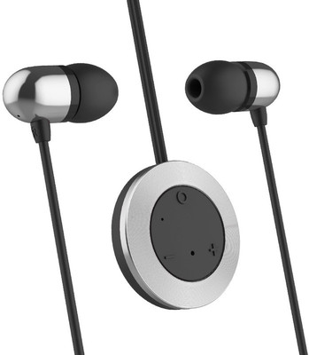 Rock MuO Bluetooth stereo RAU0518 Headphone(Grey, In the Ear)