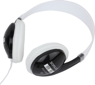 Sonilex 1003 HP Headphone(White, Black, On the Ear), Black;white
