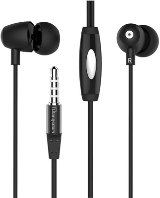 Langsdom M298 Headphone(Black, In the Ear)