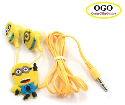 OGO Despicable Me Bob | Minions - Earphones With 3.5 Mm Universal Jack Headphone(Yellow, In the Ear)
OGO Despicable Me Bob | Minions - Earphones With 3.5 Mm Universal Jack Headphone(Yellow, In the Ear)