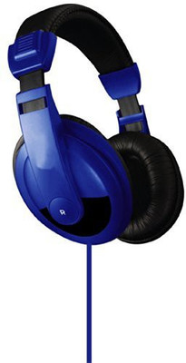 Vibe Sound Vs-750-Dj Noise Uction Stereo Headphones (Blue) Headphone(Blue)