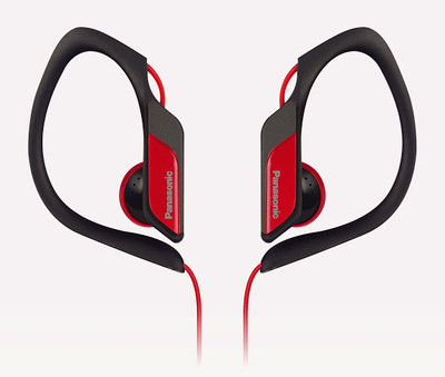Panasonic RP-HS34E Headphone(Red, In the Ear)