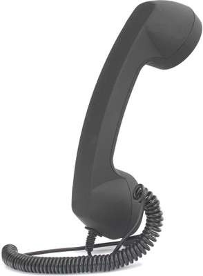 Flintstop Anti Radiation Handphone - Black by Flintstop Wired Headset with Mic(Black, Over the Ear)