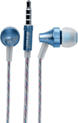 Barwa BWH22 (Blue) - 8906084840551 Wired Headset with Mic(Blue, In the Ear)