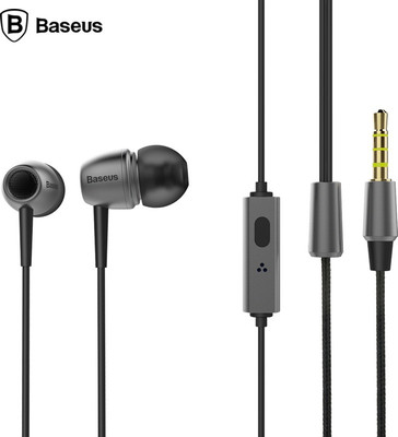 Baseus Lark Series Boeing Earphones EL-02 Wired Headset with Mic(Grey, In the Ear)
Baseus Lark Series Boeing Earphones EL-02 Wired Headset with Mic(Grey, In the Ear)