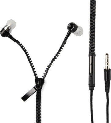 Shortkut Enterprises Zipper Premium Design Metal Earphone Wired Headset with Mic(Black, In the Ear)
Shortkut Enterprises Zipper Premium Design Metal Earphone Wired Headset with Mic(Black, In the Ear)