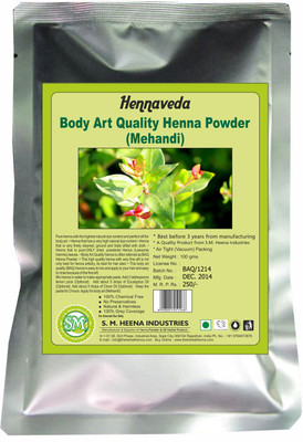 Hennaveda Body Art Quality Henna Powder(100 g)