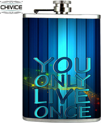 CHIVICE Matte Stainless Steel Hip Flask(266 ml)
