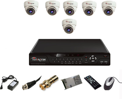 Tentronix T-8AVR-6-D10 8 Channel Home Security Camera(2000 GB)
