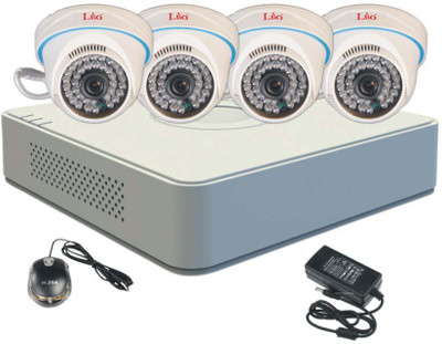 Lio 4HL120D4 4 Channel Home Security Camera(500 GB)