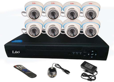 Lio L800TD8L8 8 Channel Home Security Camera(500 GB)