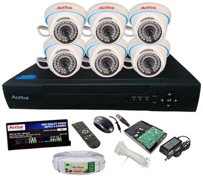 Active AHD Full Combo, AHD 1MP Dome Camera 6Pcs + Active Cable + 2TB HDD + AHD DVR 8 Channel Home Security Camera(2 TB)
Active AHD Full Combo, AHD 1MP Dome Camera 6Pcs + Active Cable + 2TB HDD + AHD DVR 8 Channel Home Security Camera(2 TB)