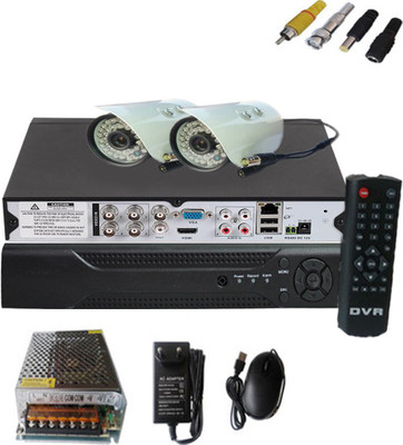 Techshoppe 2 CCTV Bullet camera + 4 channel DVR kit 4 Channel Home Security Camera
Techshoppe 2 CCTV Bullet camera + 4 channel DVR kit 4 Channel Home Security Camera