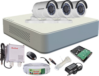 Hik Vision Full Combo, DS-2CE16C2T-IRP Bullet Camera 4Pcs + Active Cable + 500GB HDD + HD Mini DVR 4 Channel Home Security Camera(500 GB)
Hik Vision Full Combo, DS-2CE16C2T-IRP Bullet Camera 4Pcs + Active Cable + 500GB HDD + HD Mini DVR 4 Channel Home Security Camera(500 GB)