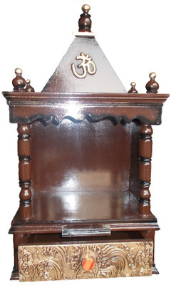 Vishwakarma Furniture Wooden Home Temple(Height: 74 cm)