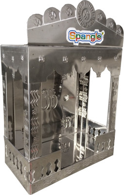 Spangle Stainless Steel Home Temple(Height: 25.5 cm)