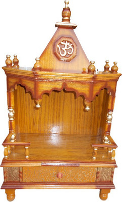Vishwakarma Furniture Wooden Home Temple(Height: 96 cm)