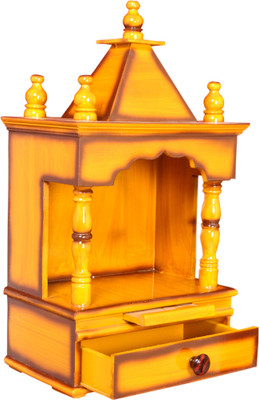 MK Enterprises Wooden Home Temple(Height: 60 cm)
