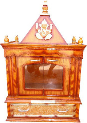 Vishwakarma Furniture Wooden Home Temple(Height: 88 cm)