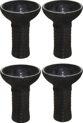 Sophies Ceramic Black Hookah Hose(Pack of 4)