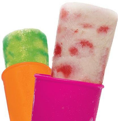 Lekue Orange, Pink Silicone Ice Cube Tray(Pack of 2)