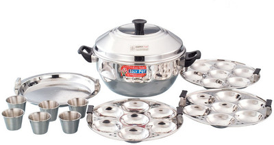 Eurostyle 21 Idly - Compact S.S Idly Cooker With 6 Idly Cups Induction & Standard Idli Maker(4 Plates , 21 Idlis )
Eurostyle 21 Idly - Compact S.S Idly Cooker With 6 Idly Cups Induction & Standard Idli Maker(4 Plates , 21 Idlis )