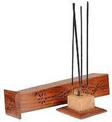 PRESHI Wooden Incense Holder(Brown)