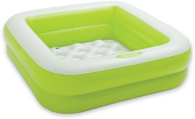 Intex Square Baby Pool Green Inflatable Pool(Green)