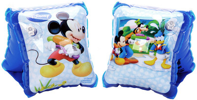 Disney Mickey Kid Arm Ring Inflatable Pool(Blue)